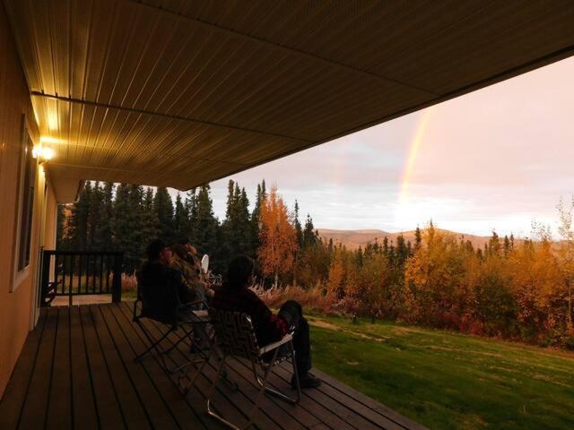 Aurora Viewing Deck And Peaceful Retreat Apartment Fairbanks Exterior photo